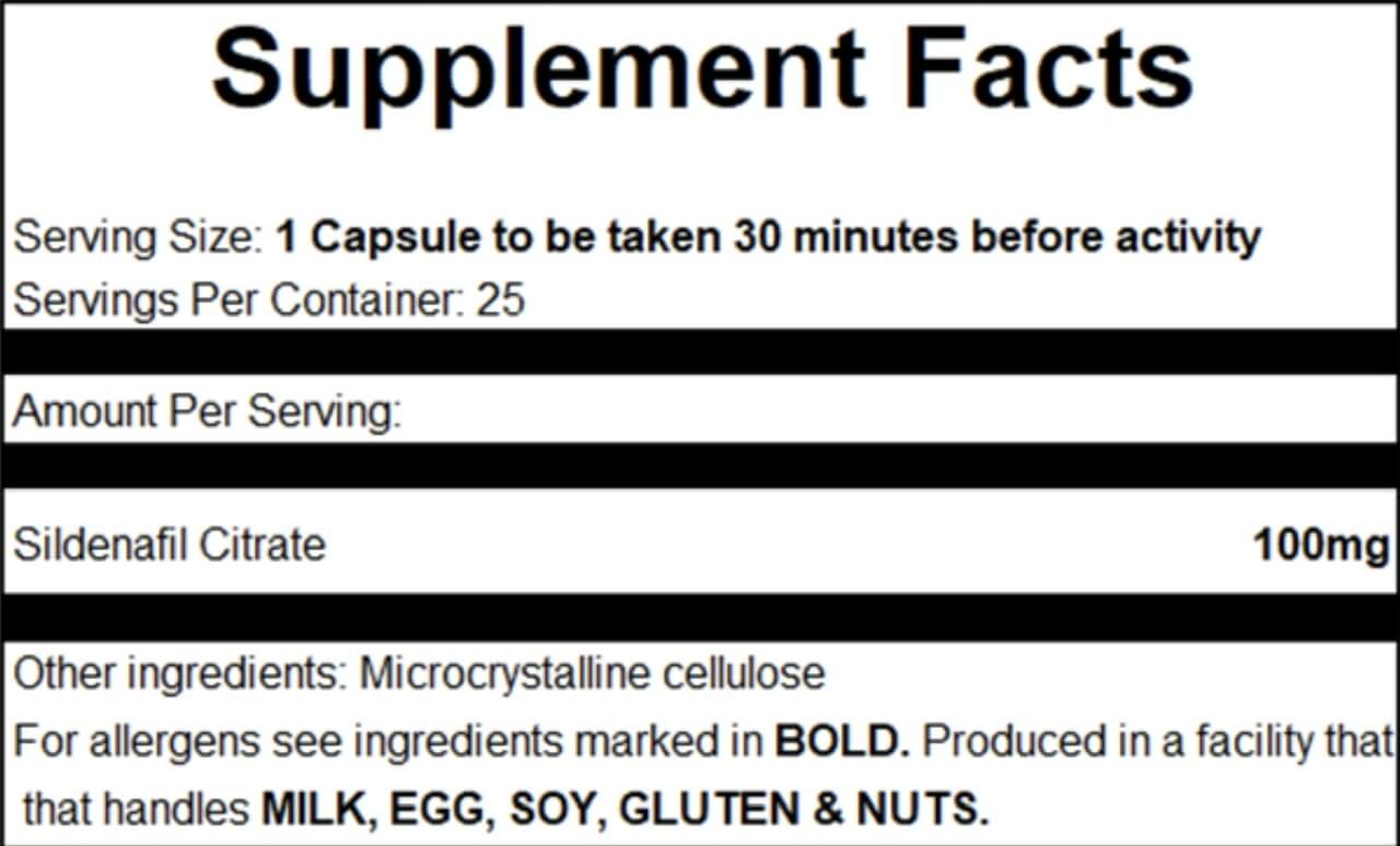 VMax | 100mg | 25 Servings