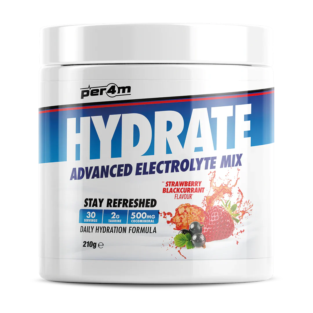 Hydrate Electrolyte Mix | 210g | Per4m + FREE SHAKER