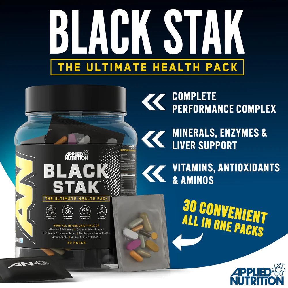 Blackstak Health Pack | 30 Packs In Each Tub