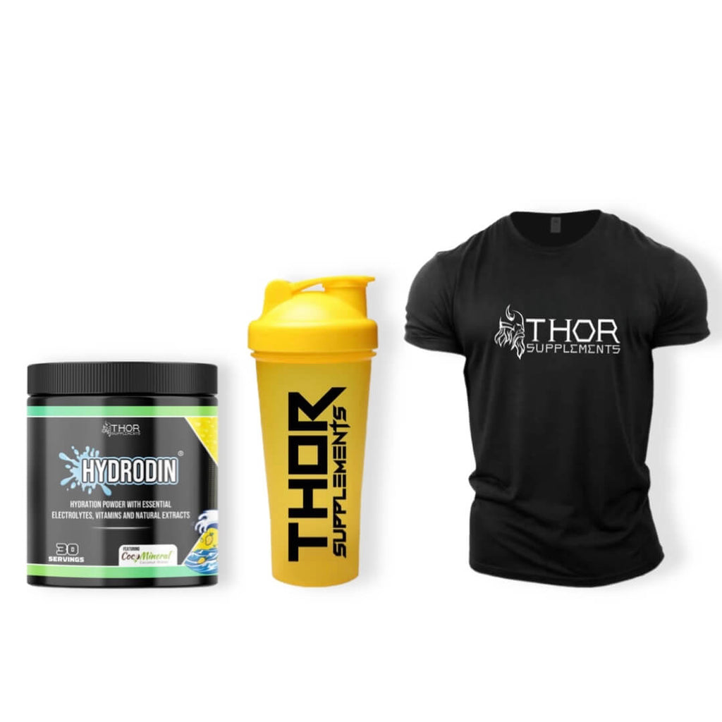 Hydrodin Bundle | FREE Shaker + FREE T-Shirt