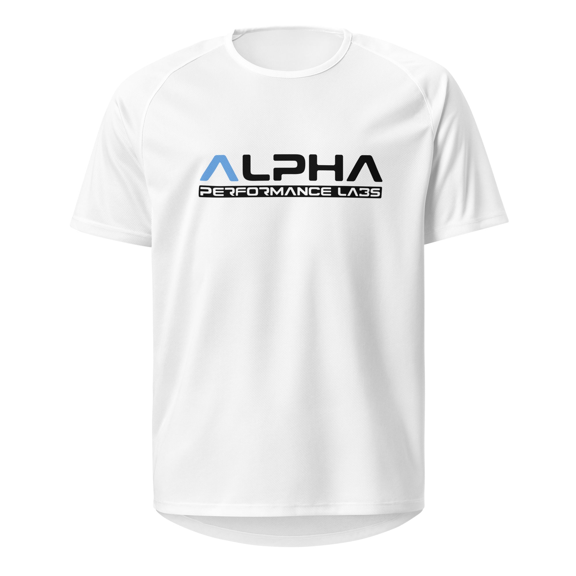 Alpha Performance Sport T-Shirt | Black / White | Mens